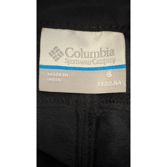 NWT Columbia Size 6 Black Straight-Leg Pants Pockets Stretch Fabric - Picture 3 of 16